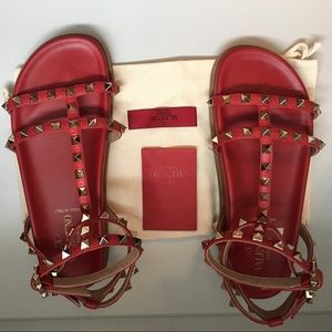 Authentic Valentino Gladiator Sandal Size 36